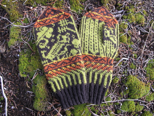 Demon Locust Mittens